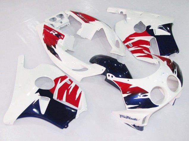 1990-1998 Bianco Rosso & Blu CBR250RR Carena 1990-1998 Bianco Rosso & Blu CBR250RR Carena
