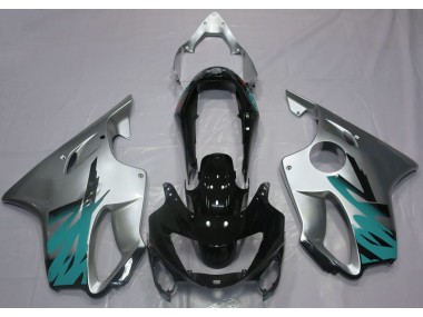 Economici 1999-2000 Argento Lucido & Verde Acqua CBR600 F4 Carena
