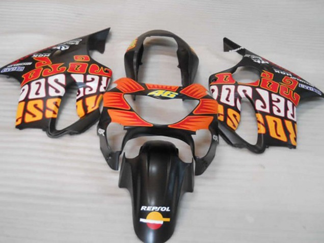 1999-2000 Nero Arancione Opaco & Rosso CBR600 F4 Carena 1999-2000 Nero Arancione Opaco & Rosso CBR600 F4 Carena