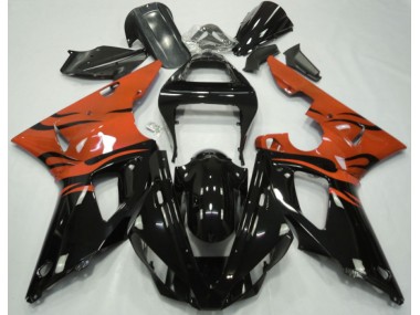 Economici 2000-2001 Nero Fiamma & Arancione R1 Carena
