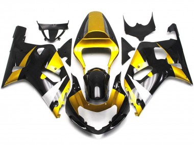 Economici 2001-2003 Stile Oro & Nero Lucido GSXR 600-750 Carena