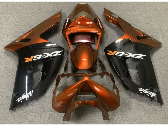 2003-2004 Arancio Lucido & Nero ZX6R Carena 2003-2004 Arancio Lucido & Nero ZX6R Carena