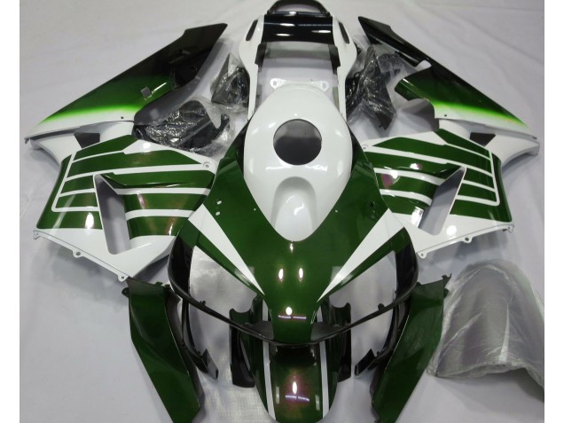 2003-2004 Bianco Lucido & Verde Sfumato CBR600RR Carena 2003-2004 Bianco Lucido & Verde Sfumato CBR600RR Carena
