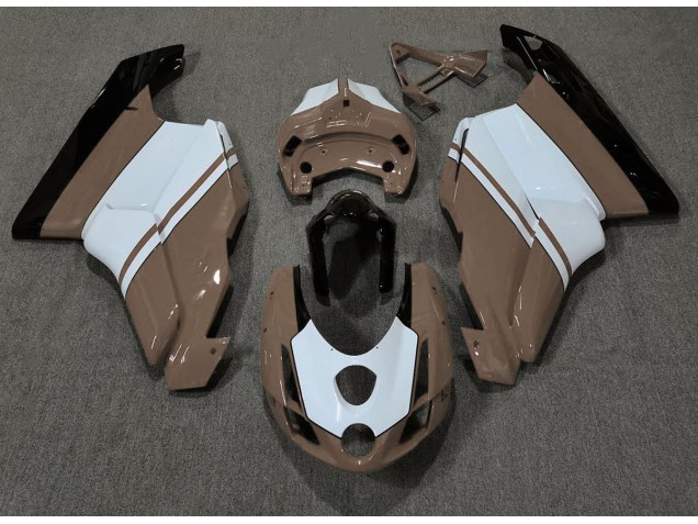 2003-2004 Marrone Lucido & Bianco Ducati 749 999 Carena 2003-2004 Marrone Lucido & Bianco Ducati 749 999 Carena