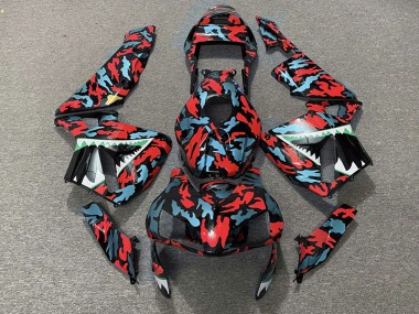 Economici 2003-2004 Rosso & Blu Camo CBR600RR Carena