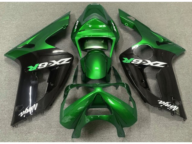 2003-2004 Verde Lucido & Nero ZX6R Carena 2003-2004 Verde Lucido & Nero ZX6R Carena