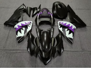 Economici 2004-2005 Squalo Nero Opaco & Viola ZX10R Carena