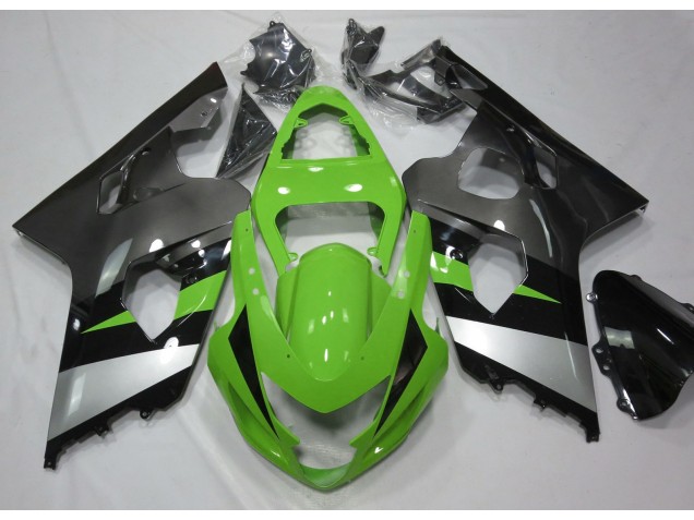 2004-2005 Verde & Argento GSXR 600-750 Carena 2004-2005 Verde & Argento GSXR 600-750 Carena
