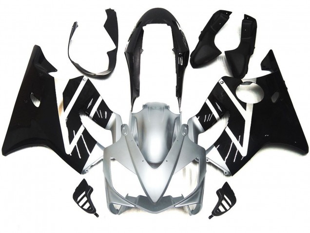 2004-2007 Grigio Argento & Nero Lucido CBR600 F4i Carena 2004-2007 Grigio Argento & Nero Lucido CBR600 F4i Carena