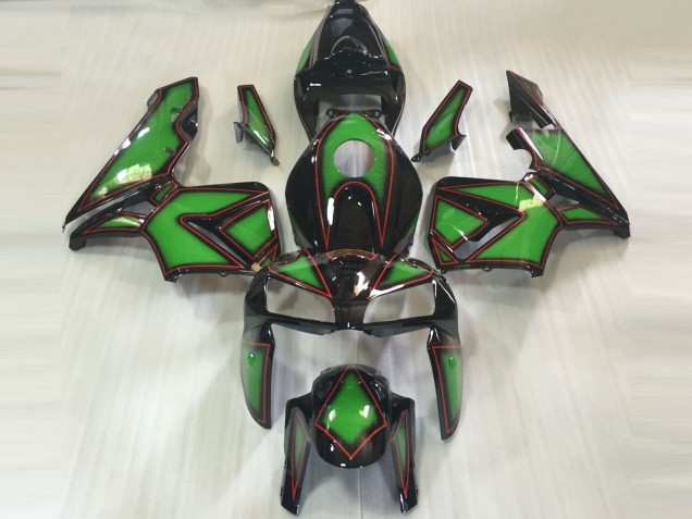 2005-2006 Contorno Verde & Rosso CBR600RR Carena 2005-2006 Contorno Verde & Rosso CBR600RR Carena