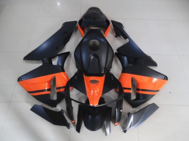Economici 2005-2006 Nero Opaco & Arancione Lucido CBR600RR Carena