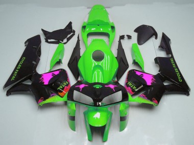 Economici 2005-2006 Splatter Rosa Sul Verde CBR600RR Carena