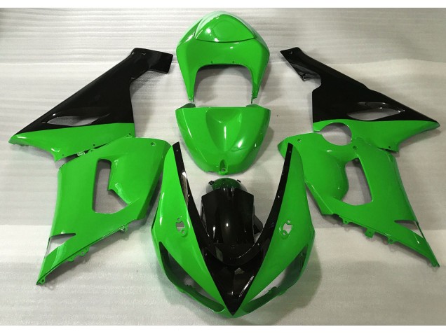 2005-2006 Verde Lucido & Nero ZX6R Carena