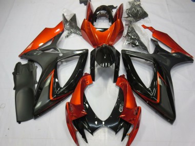 Economici 2006-2007 Arancione Bruciato & Grigio GSXR 600-750 Carena