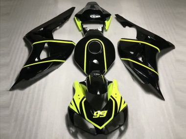 Economici 2006-2007 Haute Visibilité Et Cbr Noir CBR1000RR Carena