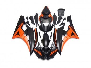 Economici 2006-2007 Nero Opaco & Arancione Personalizzati R6 Carena
