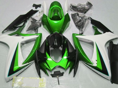 Economici 2006-2007 Verde & Bianco GSXR 600-750 Carena