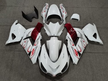 Economici 2006-2011 Blanc Rouge Flamme ZX14R Carena