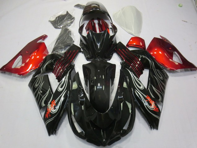 2006-2011 Nero Fiamma Rosso ZX14R Carena