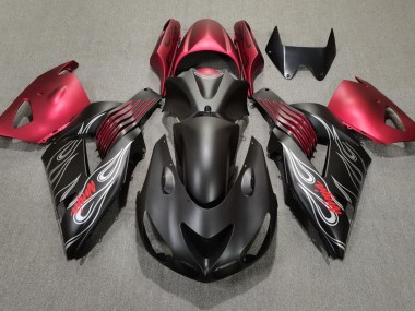 Economici 2006-2011 Nero Opaco & Rosso ZX14R Carena