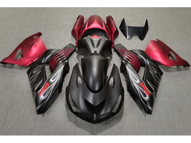 2006-2011 Nero Opaco & Rosso ZX14R Carena 2006-2011 Nero Opaco & Rosso ZX14R Carena