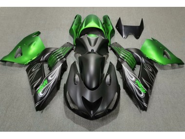 Economici 2006-2011 Nero Opaco & Verde ZX14R Carena