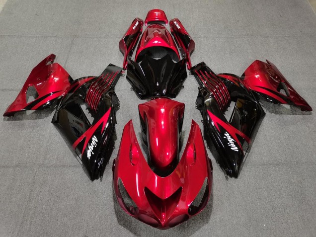 2006-2011 Rosso Fuoco & Nero ZX14R Carena 2006-2011 Rosso Fuoco & Nero ZX14R Carena
