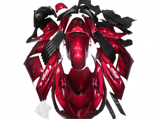 2006-2011 Rosso Lucido & Fiamma ZX14R Carena 2006-2011 Rosso Lucido & Fiamma ZX14R Carena