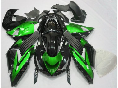 Economici 2006-2011 Verde Lucido & Nero Tinta Unita ZX14R Carena