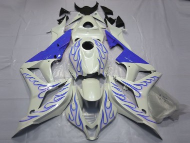 Economici 2007-2008 Blu Fiamma Su Bianco CBR600RR Carena