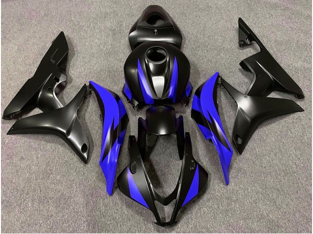 2007-2008 Design Nero Opaco & Blu CBR600RR Carena 2007-2008 Design Nero Opaco & Blu CBR600RR Carena
