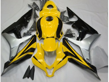Economici 2007-2008 Giallo Lucido Argento & Nero CBR600RR Carena