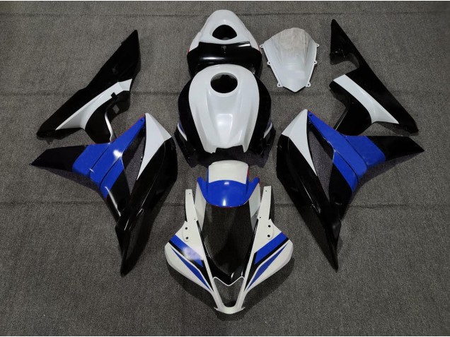 2007-2008 Nero Bianco & Blu CBR600RR Carena 2007-2008 Nero Bianco & Blu CBR600RR Carena