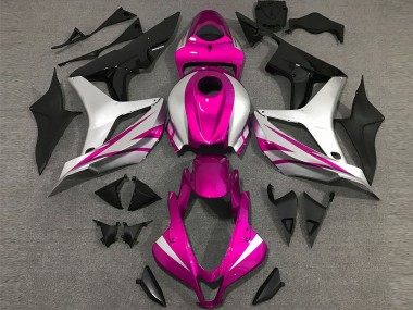 Economici 2007-2008 Stile OEM Rosa & Argento CBR600RR Carena
