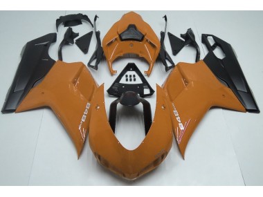 Economici 2007-2014 Arancione Lucido & Nero Ducati 848 1098 1198 Carena