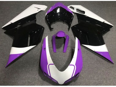 Economici 2007-2014 Lucido Viola Bianco & Nero Ducati 848 1098 1198 Carena