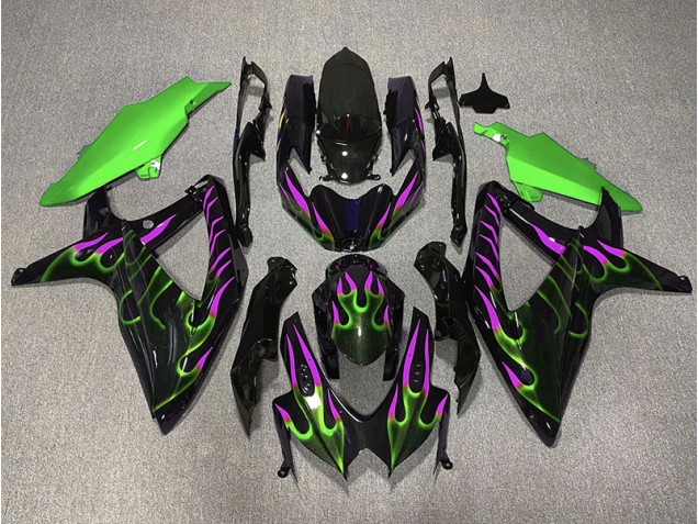 2008-2010 Verde & Magenta Fiamma GSXR 600-750 Carena 2008-2010 Verde & Magenta Fiamma GSXR 600-750 Carena