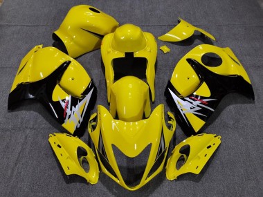 Economici 2008-2020 Giallo Lucido Con Stile Nero GSXR 1300 Carena