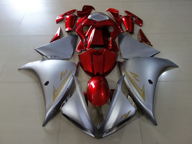 2009-2011 Argento Opaco & Rosso Lucido R1 Carena 2009-2011 Argento Opaco & Rosso Lucido R1 Carena