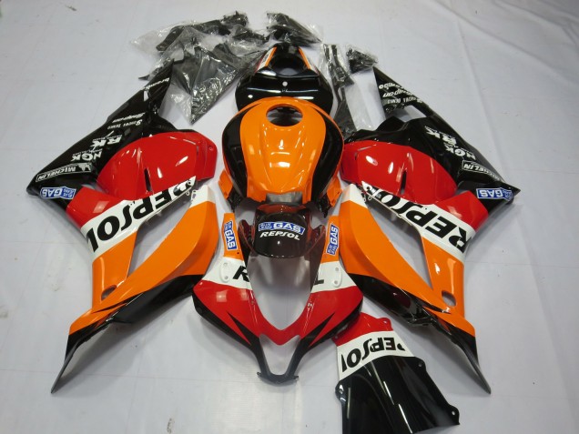 2009-2012 Nero Repsol CBR600RR Carena 2009-2012 Nero Repsol CBR600RR Carena