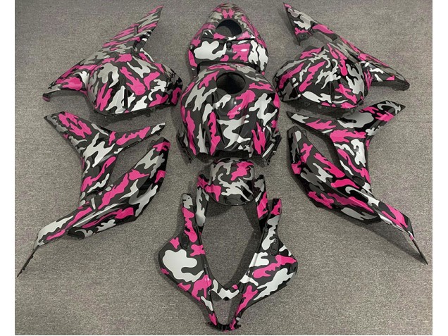 2009-2012 Rosa & Argento Camo CBR600RR Carena