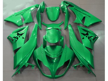 Economici 2009-2012 Verde Lucido & Loghi Personalizzati ZX6R Carena