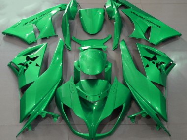 Economici 2009-2012 Verde Lucido & Loghi Personalizzati ZX6R Carena