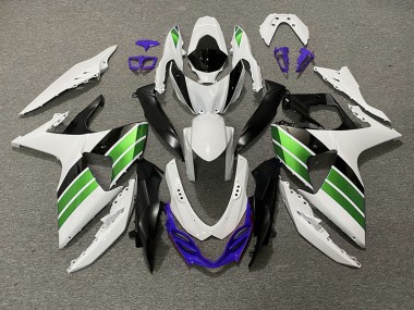 Economici 2009-2016 Bianco Lucido Verde Nero & Viola GSXR 1000 Carena