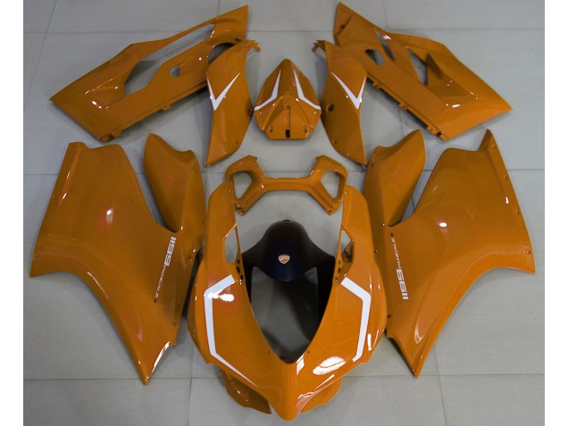 2011-2014 Arancione Lucido & Bianco Ducati 1199 Carena 2011-2014 Arancione Lucido & Bianco Ducati 1199 Carena
