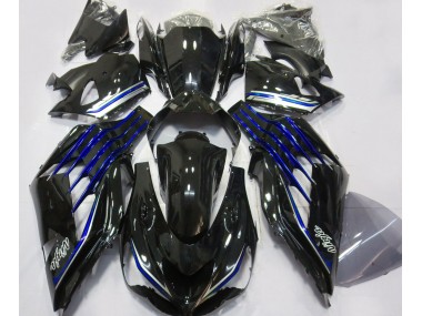 Economici 2012-2021 Nero Lucido & Blu ZX14R Carena