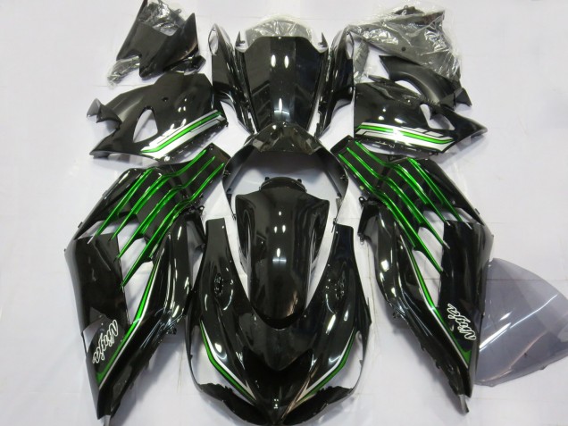 2012-2021 Nero Lucido Con Verde ZX14R Carena 2012-2021 Nero Lucido Con Verde ZX14R Carena
