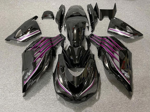 2012-2021 Nero Lucido & Rosa ZX14R Carena