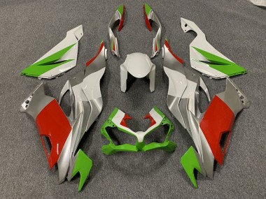 Economici 2019-2023 Rosso/Verde & Argento Personalizzati ZX6R Carena