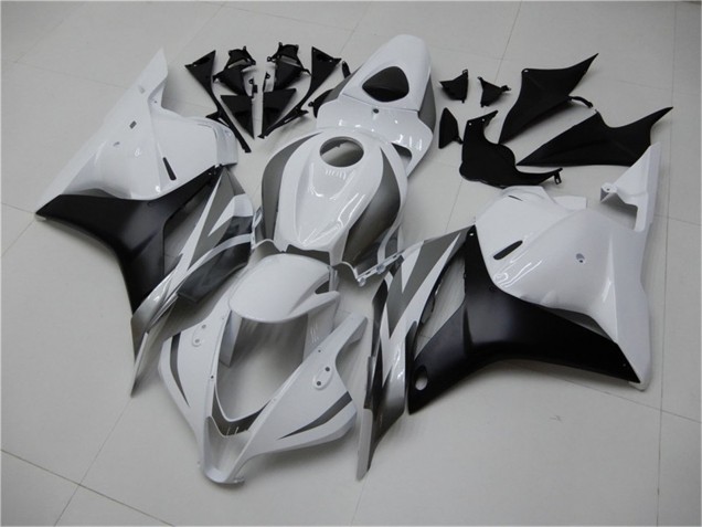 Carena Moto Honda CBR600RR 2009-2012 - Bianco Grigio Nero Opaco